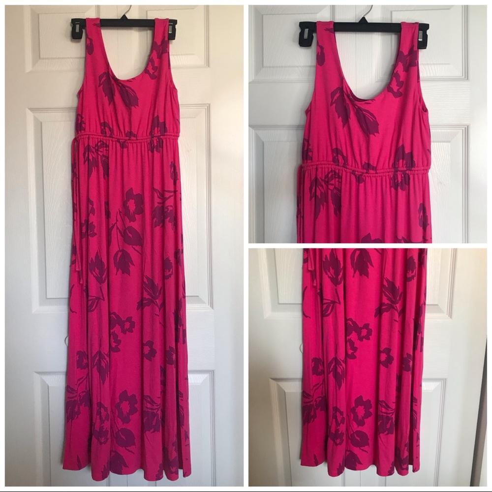 NWT Rachel Zoe pink tropical Maxi Dress size XS